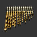 13x Hex Shank Twist Drill High Speed Steel Titanium Coated Engineering Tool XRC