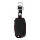 Car Remote 3 Button Key Leather Cover For KIA Ceed KX5 Rio Sportage QL Waxed