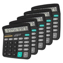 Calculators, 12-Digit Dual Power Handheld Desktop Calculator with Large LCD A4Q2