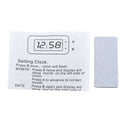 Mini Digital LCD Auto Car Truck Dashboard Date Time Calendar Clock Black