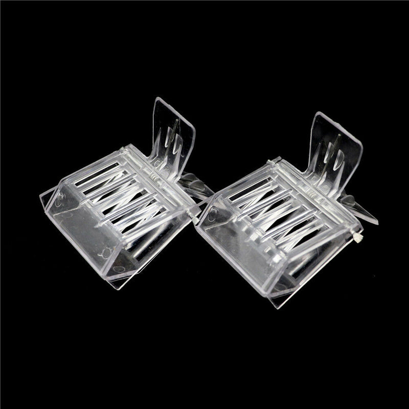 2Pcs Bee Tools Queen Cage Colorless Plastic Clip Bee Clip Beekeeping Equipmen FT