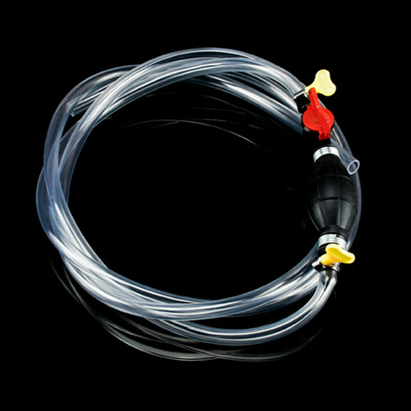 Fuel Transfer Pump High Flow Siphon Hand Fish Tank Portable Car For Oil Liquid