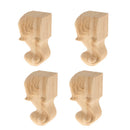 Cone Solid Wood Sofa Legs  Plinth For Kitchen Cabinet Cupboard