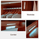 10  LED Motion Sensor Closet Light Wireless Night Cabinet Battery PoweredJCAU Gw
