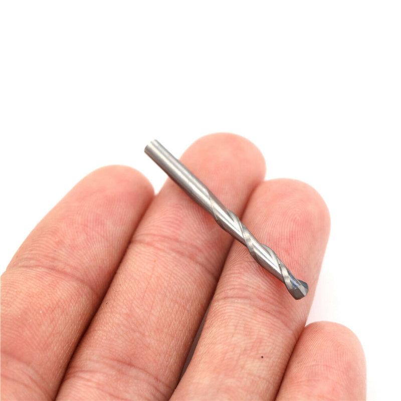 2pcs Flute 3.175mm Carbide CNC Ball Nose End Mill Bits 22mm Router Tool J Kw