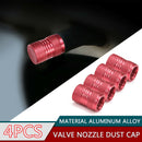 4Pcs Car Tire Valve Stem Caps Wheel Tyre Air Caps Dust Proof Cover Accessories
