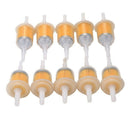 10x Universal Large Inner In-line Fuel Filter Gas Petrol 6 8mm Pipe 1/4''  YGD