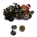 20 Kit Round Iron Bronze Magnetic Buttons for DIY Sewing Craft