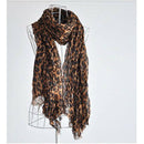Fashion Leopard Shawl Scarf Wrap for Women I3E5