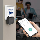 Bluetooth 5.0 Smart Button Pusher for Garage Wall Switch App Timer Black A