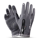 kyncilor Thicken Warm Cycling Gloves Waterproof Windproof Men Bike Gloves F