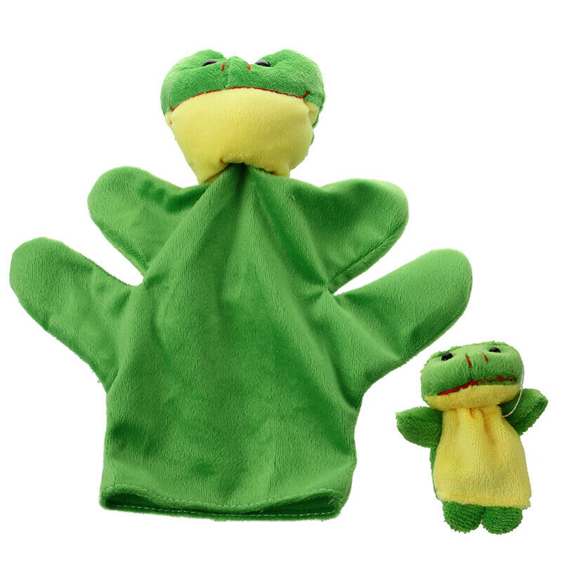 Green Hand Puppet Finger Puppets F2M1