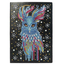 DIY Owl Special Shaped Diamond Painting 50 Page Sketchbook A5 Notebook Gift