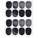 16pcs Alto/tenor Sax Clarinet Mouthpiece Patches Pads Cushions, 0.8mm Black TEUS