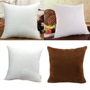 Pillow Covers Brown Cases &Pillow Inner Pad Luxury Velvet Cover