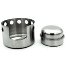 Outdoor Picnic Stove Liquid Solid Alcohol Stainless Steel Portable Camping
