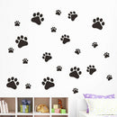 Home Bedroom Wall Stickers Mobile Dog Paw Waterproof P6L4