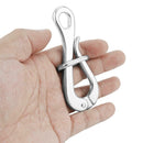 100mm Pelican Hook & Eye with Quick Release Link Stainless Steel 316 Marine Boat