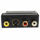 20 Pin Male to Female Pin 3 RCA AV + S-Video Adapter - Black