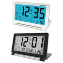 Travel Alarm Clock Lcd Mini Digital Desk Folding Electronic Alarm Table Clo T1G8