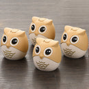 Owl Design Easy Clean Dispenser Kitchen Automatic PP Hand Press Toothpick Holder