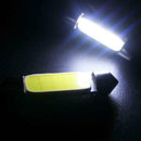 10X Super White 36mm Car COB LED License Plate Light Bulb Dome Map Interior Bulb