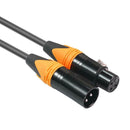 1.8m XLR Male to Female Microphone Audio Cable Adapter Wire Cord (Orange) A