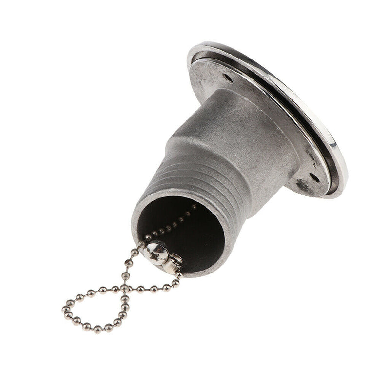 Boat Deck Fill / Filler Keyless Cap 1-1/2 inch /38mm - Water Stainless Steel