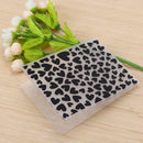 Love Heart Pattern DIY Plastic Scrapbook Embossing Template Cake Stencils A