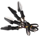 4pcs Motorcycle Sequential Flowing 12 LED Turn Signal Indicator Light Turn Light