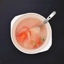 304 Stainless Steel Rice Spoon with Curved and Streamlined Design Prevents the