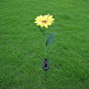 Solar Power LED Simulation Sunflower Light Outdoor Landscape Lamp for Yard Lawn