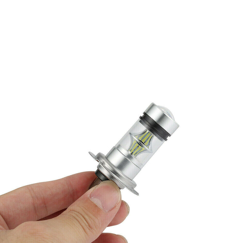 2X H7 LED Car Headlight High/Low 10000W 150000LM COB Kits Fog Lamp 6000K White