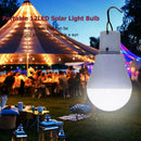 Portable 12LED Solar Light Bulb Outdoor Camping Tent Lamp Emergency Lights