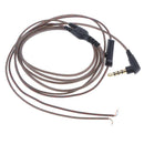 3.5mm DIY Earphone Audio Cable with Mic Repair Headphone Wire