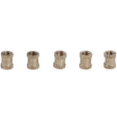 Injection Molding 3mm x 5mm x 4mm Fittings Knurl Thread Inserts 50 Pcs