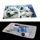 DIY Latch Hook Rug Kits Embroidery Carpet Cushion Winter Gift - Wolf Pattern