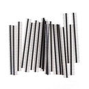 20Pcs 40Pin 2.54mm Single Row Straight Male Pin Header Connector Strip ME