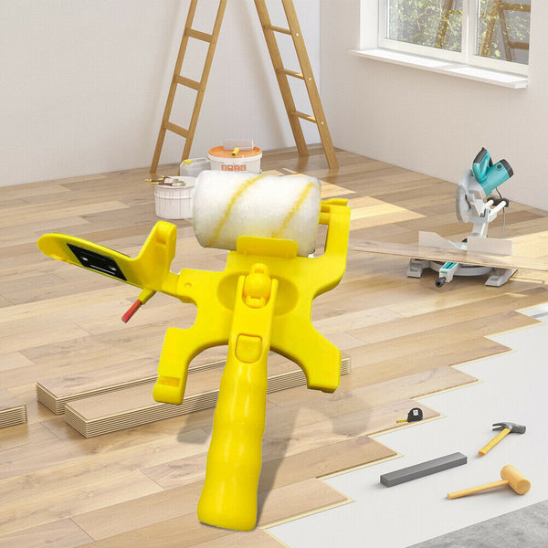Multifunctional Handheld Clean-Cut Edger Roller Paint Brush for Home Wall