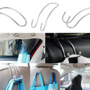 Car Back Seat Double Hook Auto Headrest Hanger Clothes Purse Bag Holder hanger3C