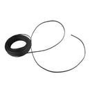 4mm diameter 15m long black wire nylon adjustable braided cable sleeve