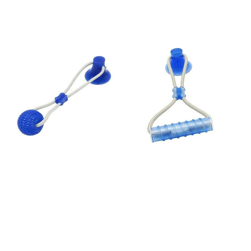 2 PCS Chew Toys for Dogs Teething with Large Suction Cup, Holds the Floor