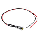 2 Pcs 8mm 5V Car LED Dash Panel Pilot Warning Light Indicator Lamp - Green  J6M3