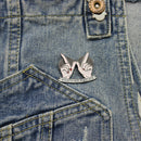 Cartoon Gesture Love Heart Brooch Enamel Badge for Friends Jewelry Gifts A