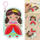 DIY Special Shaped Diamond Painting Girl Wallet Cross Stitch Coin Purse