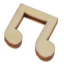 100Pcs/Pack 15mm Mix Wooden Cute Music Notes Handcrafts Wooden Decor OZ