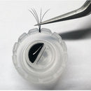 200Pcs Clear Individual Eyelash Glue Holder Quick Eye Lashes Blossom Cups