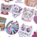 50Pcs/bag Cute cat stickers DIY scrapbooking suitcase laptop car stickerOZ