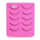 5Pairs Soft Handmade Lower False Eye Lashes Natural Cross Under Bottom-Eyelashes