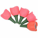 5 Pieces Solar light Multicolor Plastic Tulip LED Garden light High Simulat